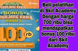 Bonus Prakerja 100 Ribu